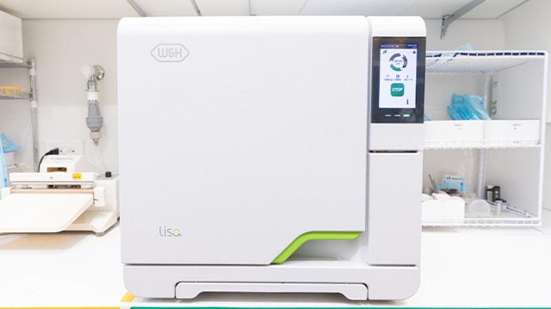 最高水準の滅菌力を誇るクラスB滅菌器